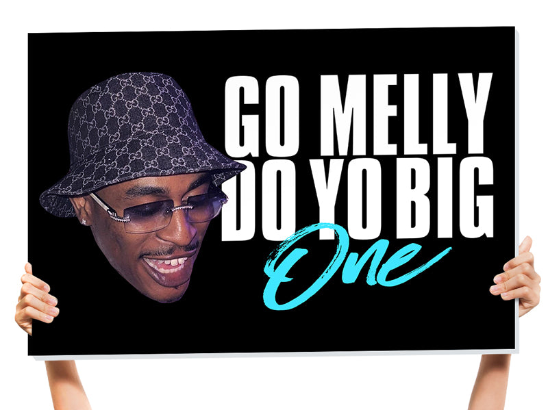 black happy birthday sign