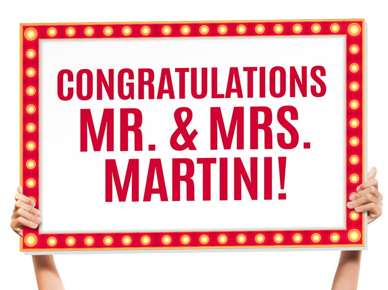 mr and mrs sign