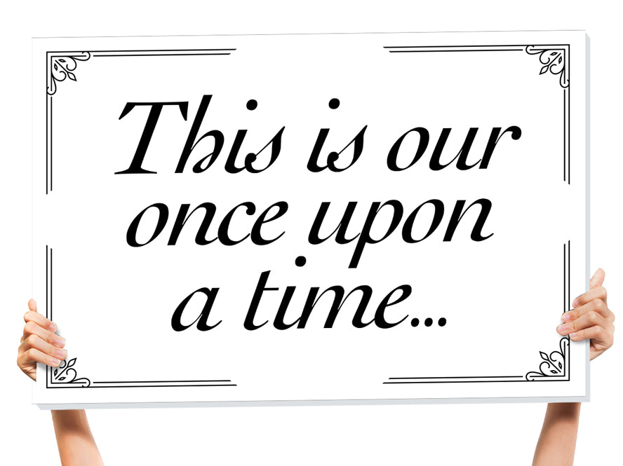 bottle service sign for weddings