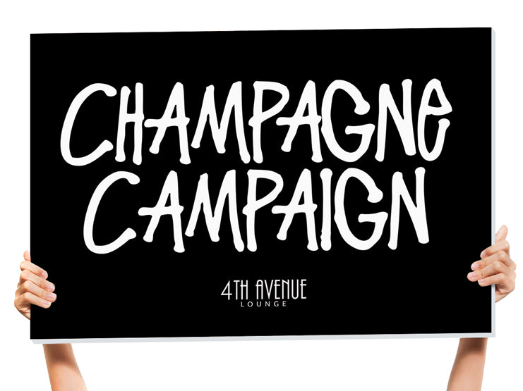 champagne nightclub signs