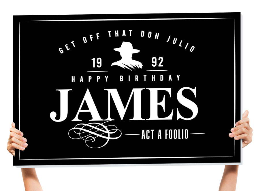 Don Julio label sign