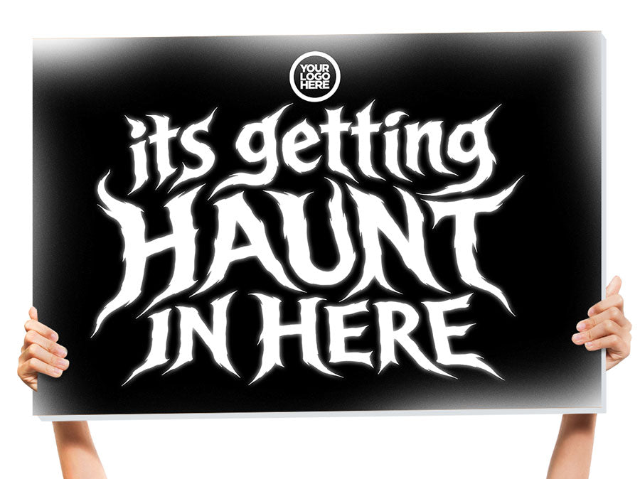 halloween party nightclub sign