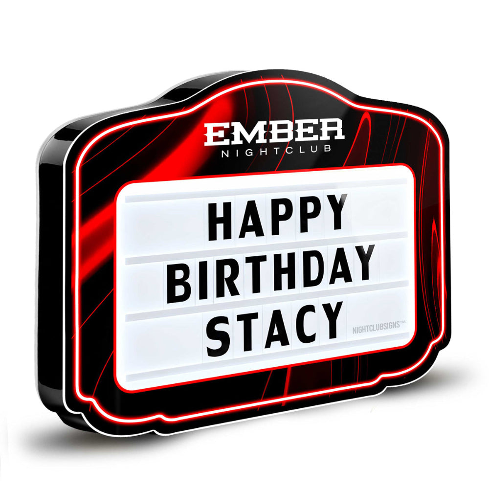 Led Marquee Message Board Sign Bottle service signs