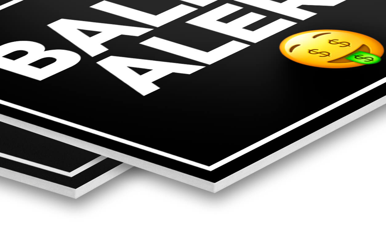 nightclub sign material