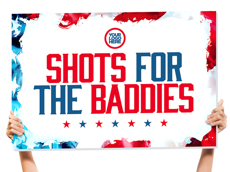 presidents Memorial Day party sign