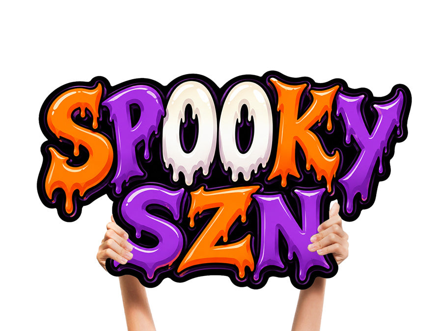 Spooky Season Halloween Bottle Service Sign
