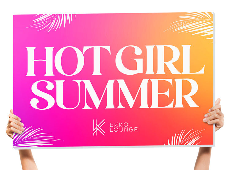 Summer nightclub sign