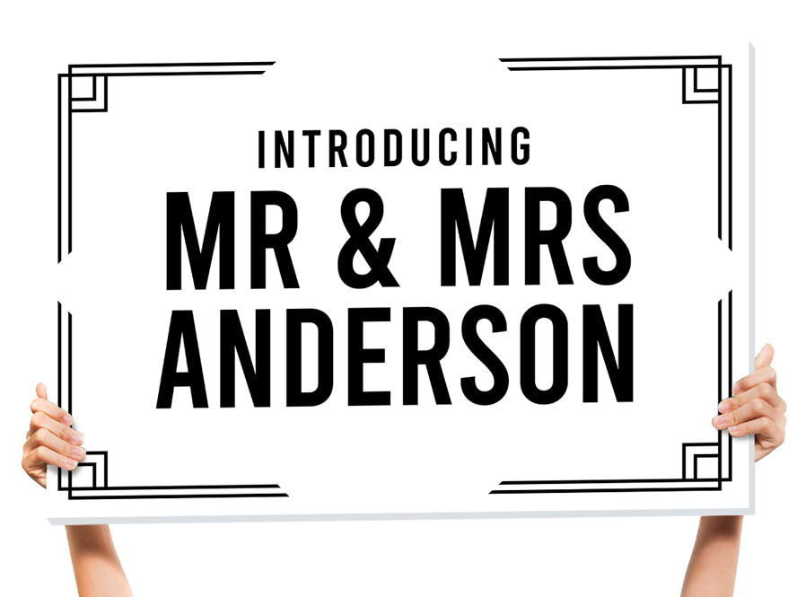 wedding bottle service sign