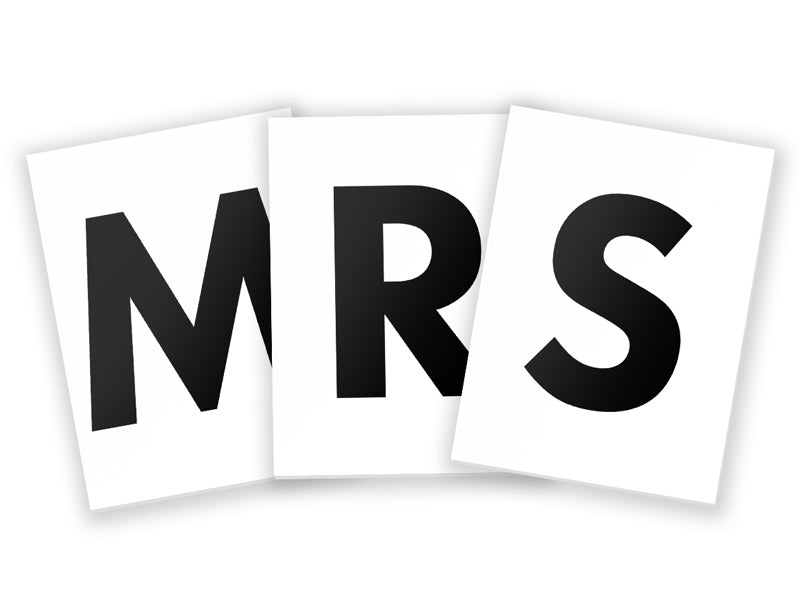 wedding party signs