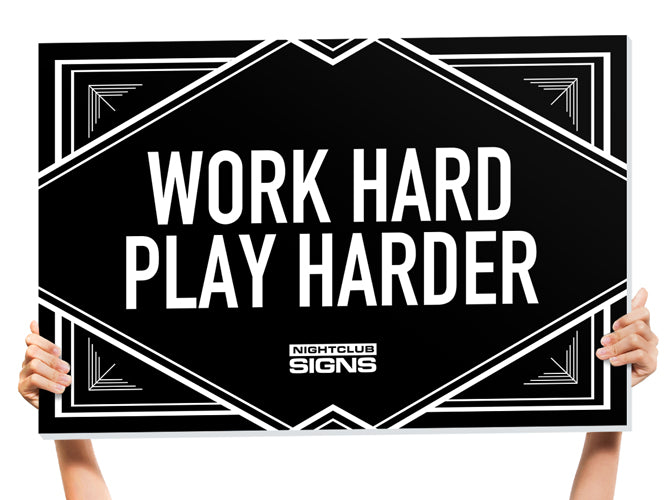 fancy nightclub sign