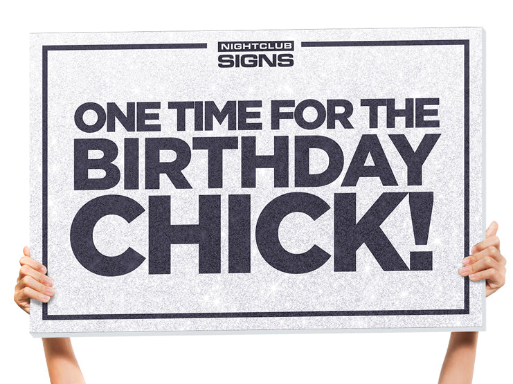 Sleek Bottle Service Sign – Nightclub Signs