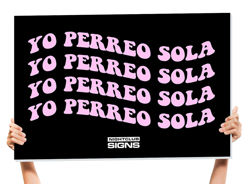 Do Your Thing 21 Bottle Service Sign