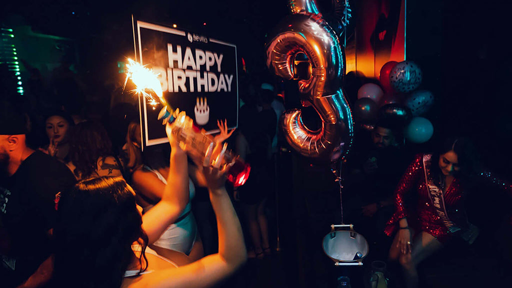 bottle service signs