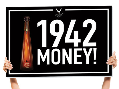 1942 bottle service sign