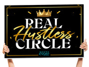 black bottle service sign