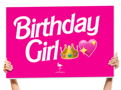 birthday girl sign