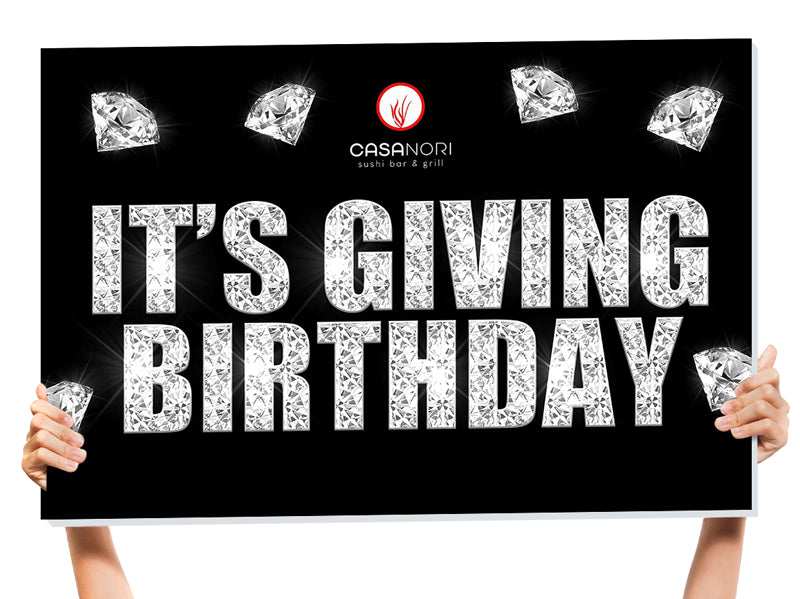 birthday club sign