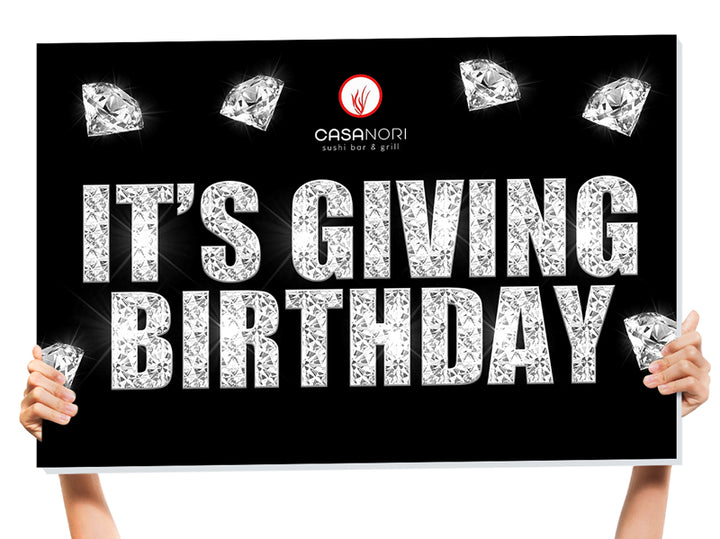 birthday club sign