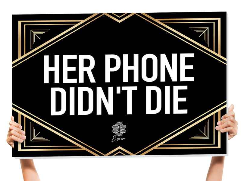 bottle service signs