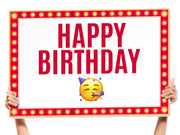 happy birthday sign