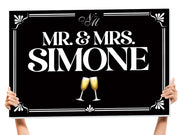 bottle service signs for wedding