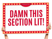 nightclub bottle service sign