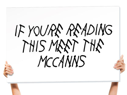 meet the sign wedding