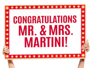 mr and mrs sign