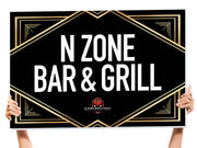 bar party sign