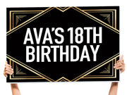 happy birthday signage