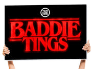 Baddie Tings Halloween Bottle Service Sign