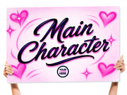 barbie bottle service sign customizable for nightclub , placement to add logo and change text sign