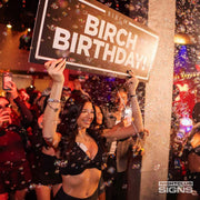 bottle girl sign