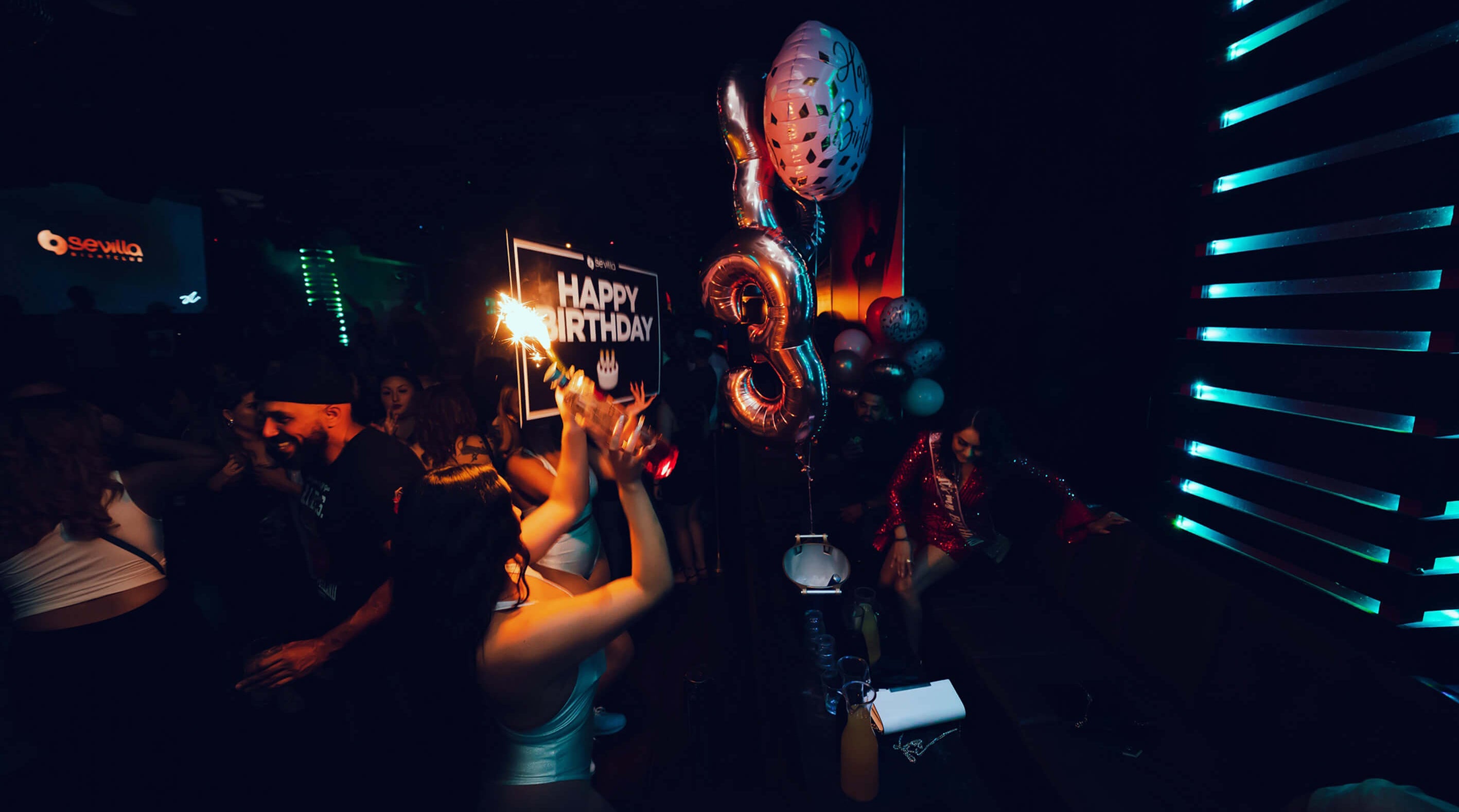 bottle service signs