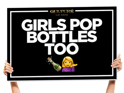 bottle girl signs