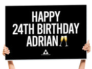 24th birthday sign