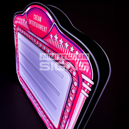 Nightclub custom bottle service sign