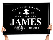 Don Julio label sign