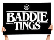 Baddie Tings Halloween Bottle Service Sign