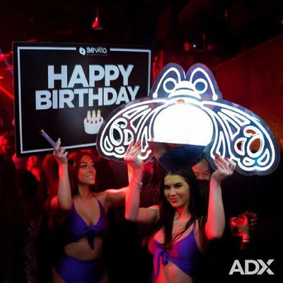 Bottle Service Signs