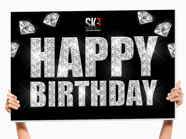 happy birthday sign