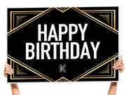 happy birthday sign