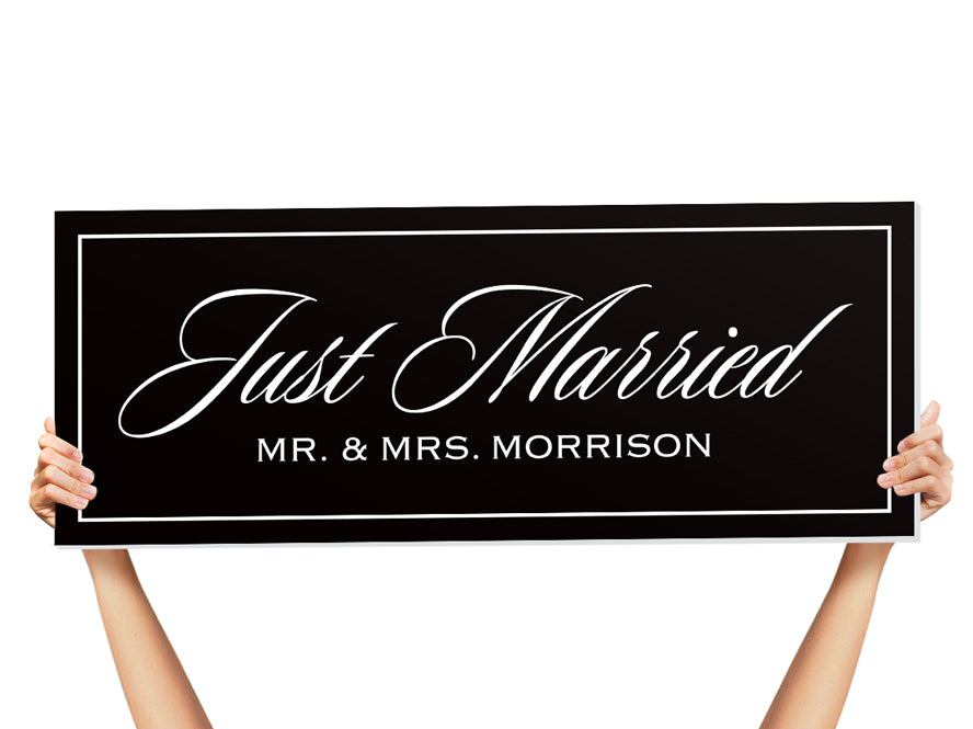 customized wedding signs
