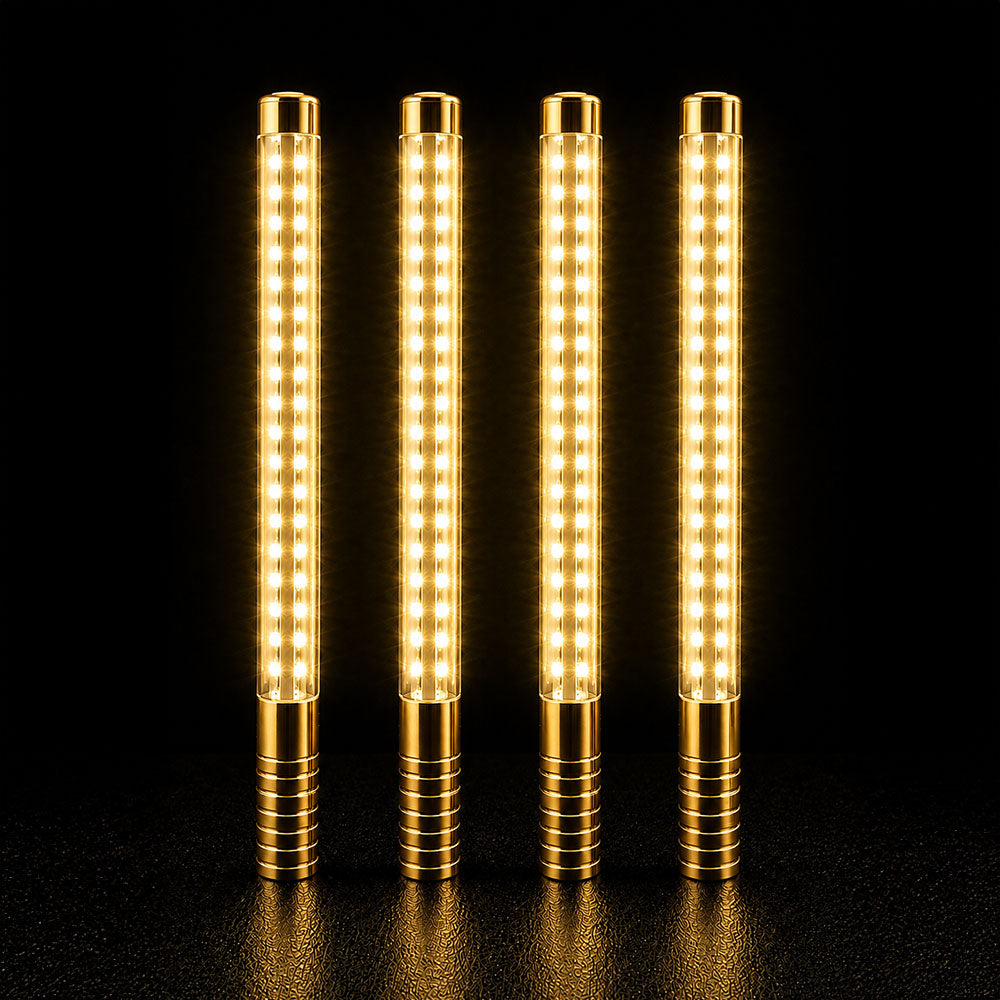 LED Bottle Service Sparklers Gold