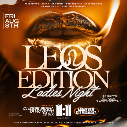 Custom Nightclub Flyer Design