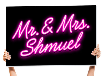 mr and mrs sign