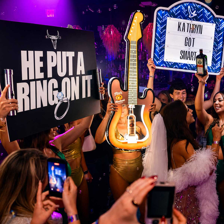 nightclub signs bottle service signs