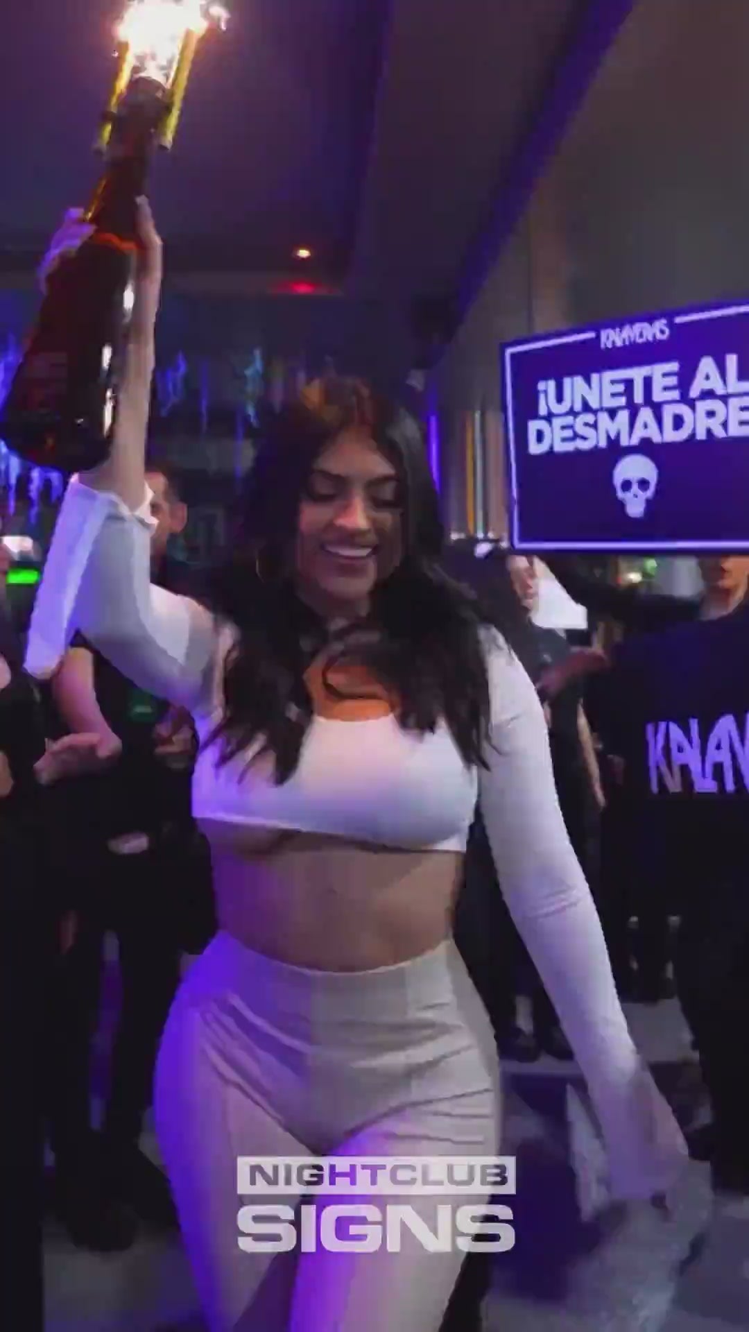 Load video: restaurant bottle service signs