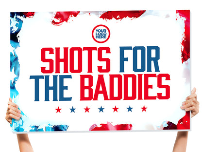 presidents Memorial Day party sign