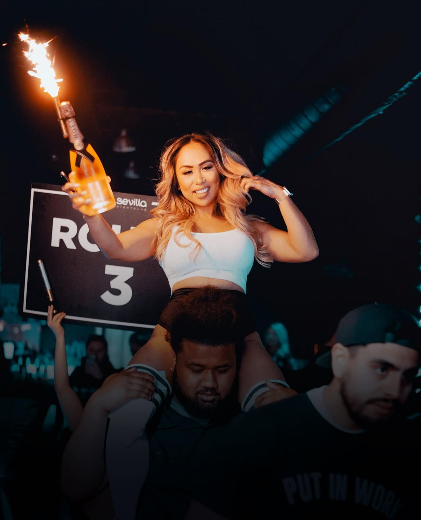 bottle service signs